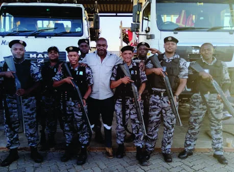 TDP personnel taking part in security training